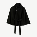 BELTED PONCHO